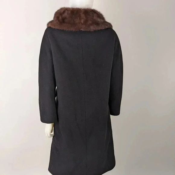 Vintage 50's/60's Franklin Simon New York Wool Dress Coat - Picture 6 of 7